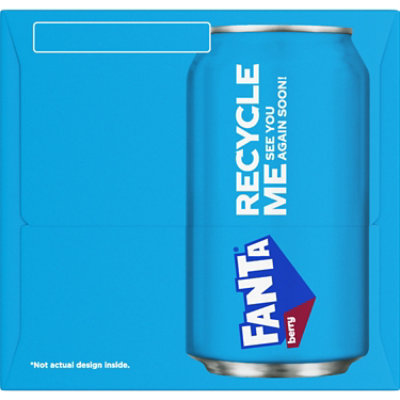 Fanta Berry Flavored Soda Cans - 12-12 Fl. Oz. - Image 4