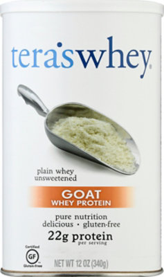 Tera's Whey Plain Unsweetened Goat Whey Protein - 12 Oz. - Image 2