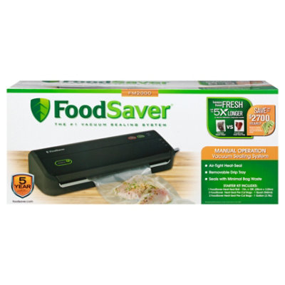 FoodSaver Vacuum Sealing System Manual Operation FM2000 - Each - Image 3