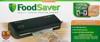 FoodSaver Vacuum Sealing System Manual Operation FM2000 - Each - Image 2