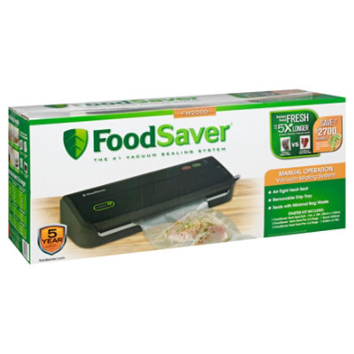FoodSaver Vacuum Sealing System Manual Operation FM2000 - Each