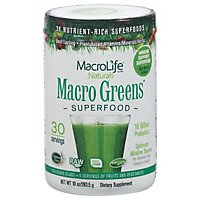 Macrolife Naturals Macro Greens - 10 Oz. - Image 1