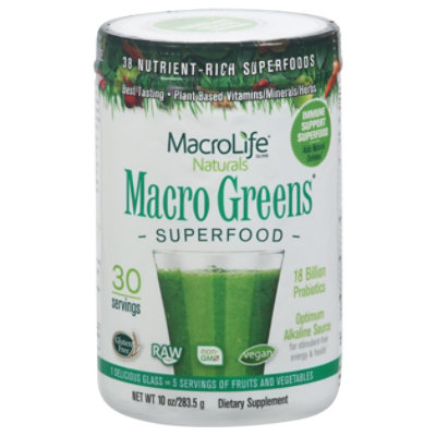 Macrolife Naturals Macro Greens - 10 Oz. - Image 2