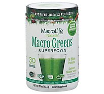 Macrolife Naturals Macro Greens - 10 Oz.