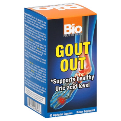 Bio Nutrition Gout Out - 60 Piece - Image 1