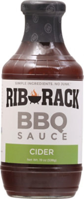 Rib Rack Sauce BBQ Campfire Cider - 19 Oz - Image 2