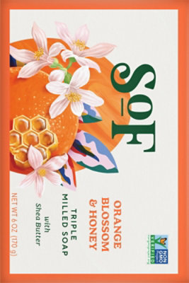 Soap Bar Orgn Blsm Honey - 6 Oz - Image 4