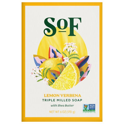 Soap Bar Lemon Verbena - 6 Oz - Image 3