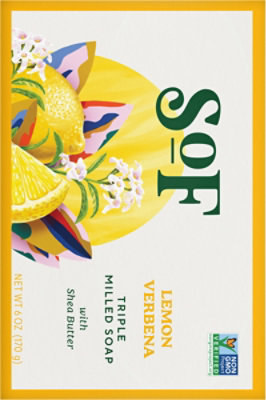 Soap Bar Lemon Verbena - 6 Oz - Image 4