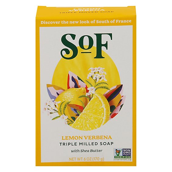 Soap Bar Lemon Verbena - 6 Oz