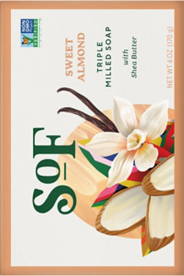 Soap Bar Almnd Gourmande - 6 Oz - Image 4