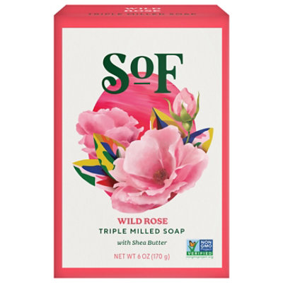 Soap Bar Climbng Wld Rose - 6 Oz