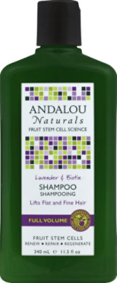 Andalou Naturals Shampoo Full Volume Lavender & Biotin - 11.5 Oz - Image 2