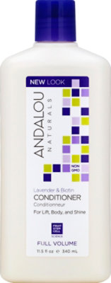 Andalou Naturals Lavender & Biotin Full Volume Conditioner - 11.5 Oz - Image 2