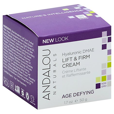 Andalou Naturals Hyaluronic DMAE Age Defying Lift & Firm Cream - 1.7 Oz