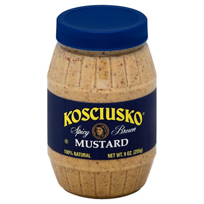 Kosciusko Mustard Spicy Brown - 9 Oz - Image 1