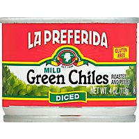 La Preferida Green Chiles Diced Mild Can - 4 Oz - Image 2