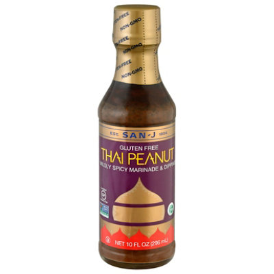 San J Sauce Thai Peanut Gf - 10 Oz - Image 3