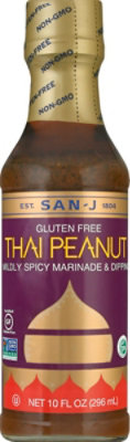 San J Sauce Thai Peanut Gf - 10 Oz - Image 2