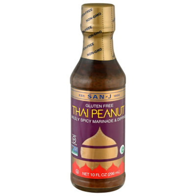 San J Sauce Thai Peanut Gf - 10 Oz