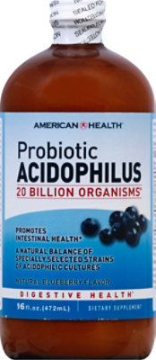 American Health Natural Blueberry Probiotic Acidophilus - 16 Oz - Image 2