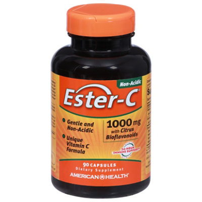 Ester C 1000mg Ctrs Bioflvnds - 90 Piece - Image 1