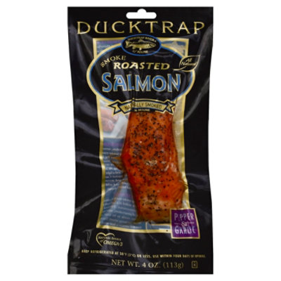 Ducktrap Atlantic Salmon Smoked Roasted Pepper & Garlic - 4 Oz - Image 1