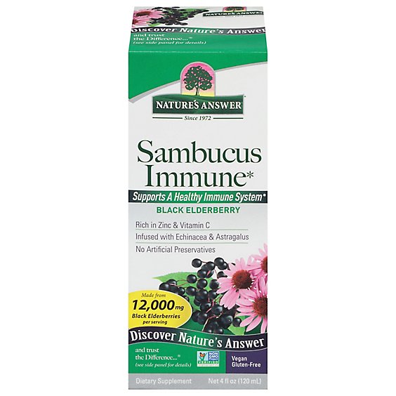 Liq Sambucus Immune Sprt - 4 Oz