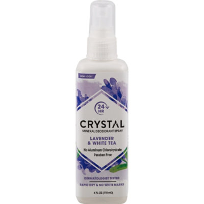 CRYSTAL Deod Spry Lvndr&Wht Tea - 4 Oz - Image 3