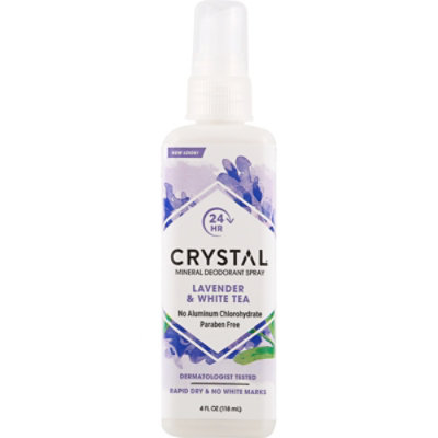 CRYSTAL Deod Spry Lvndr&Wht Tea - 4 Oz - Image 2