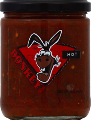 Donkey Salsa Hot - 16 Oz - Image 2