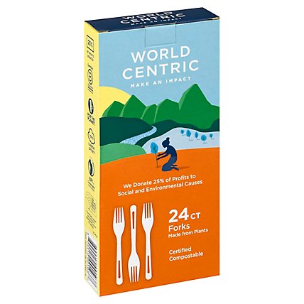 World Centric Fork - 24 Count - Image 1