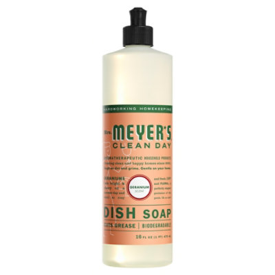 Mrs. Meyer’s Clean Day Geranium Dish Soap - 16 Fl. Oz. - Image 3