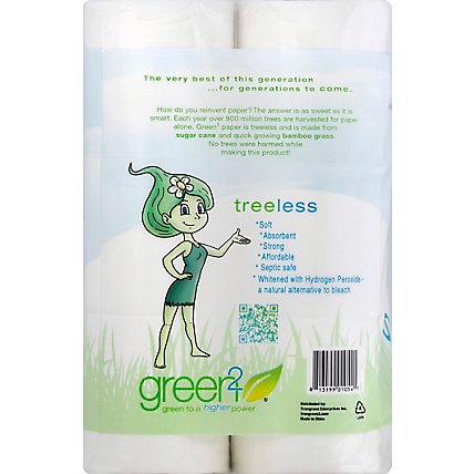 Green2 Bath Tissue Ultra Soft Double Rolls Two-Ply - 12 Count - Image 3