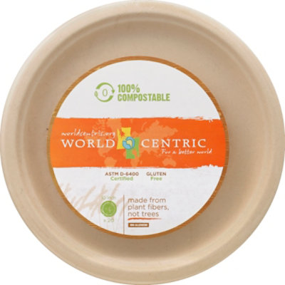 World Centric Bowls Plates 10 Inch Wrapper - 20 Count - Image 2