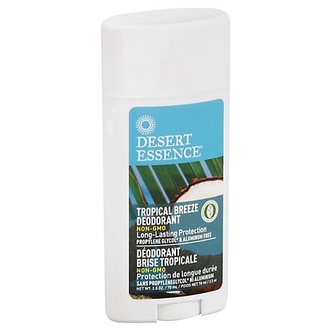 Desert Essence Trop Breeze Deodorant - 2.5 Oz