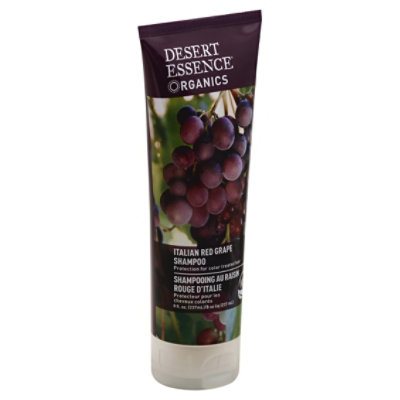 Desert Essence Shampoo Ital Red Grape Og - 8 Oz - Image 1