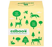 Caboo Facial Tissue 2-Ply Box - 90 Count