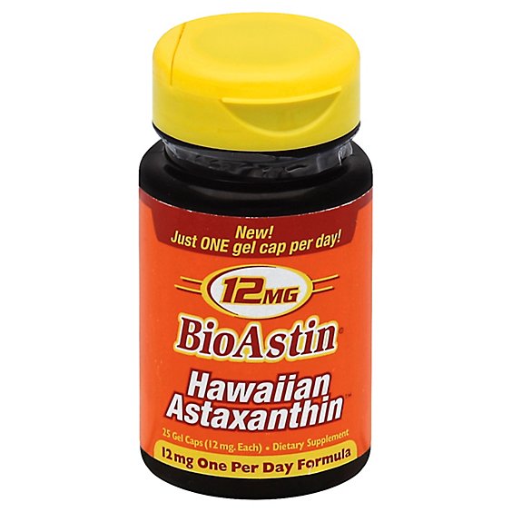 BioAstin Hawaiian Astaxanthin 12mg - 25 Count