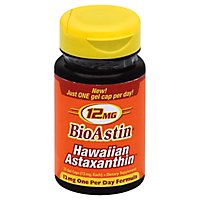 BioAstin Hawaiian Astaxanthin 12mg - 25 Count - Image 1