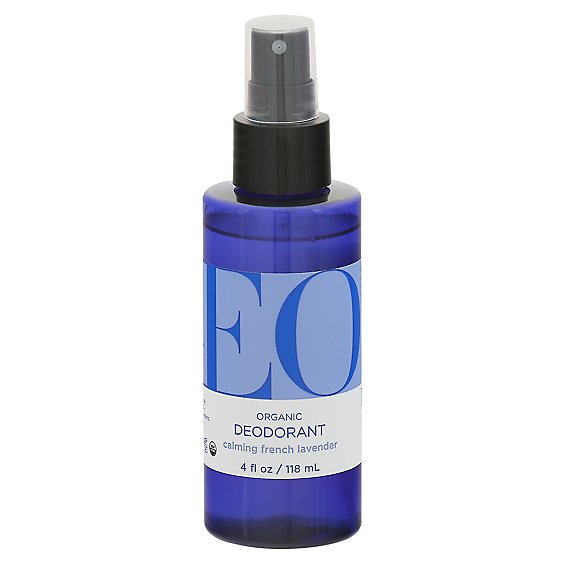 Essential Oils Organic Spray Deodorant French Lavender - 4 Oz