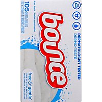Bounce Fabric Softener Dryer Sheets Free & Gentle - 105 Count - Image 4