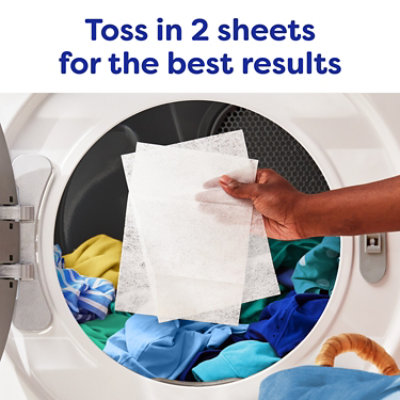 Bounce Fabric Softener Dryer Sheets Free & Gentle - 105 Count - Image 5