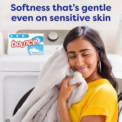 Bounce Fabric Softener Dryer Sheets Free & Gentle - 105 Count - Image 7
