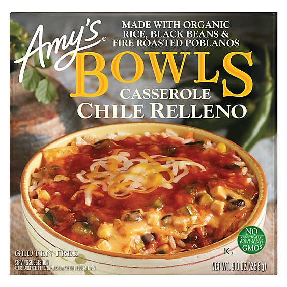 Amy's Chile Relleno Casserole Bowl - 9 Oz