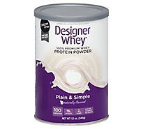 Designer Whey Natural Powder - 12 Oz