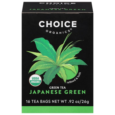 Choice Organic Teas Green Tea Organic Japanese Premium - 16 Count - Image 3