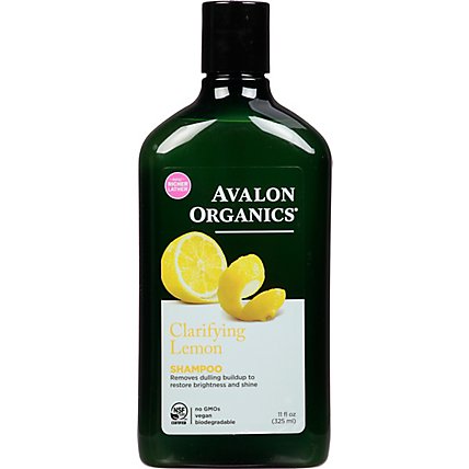 Avalon Organics Shampoo Clarifying Lemon - 11 Oz - Image 2