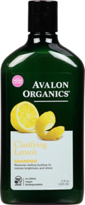 Avalon Organics Shampoo Clarifying Lemon - 11 Oz - Image 2