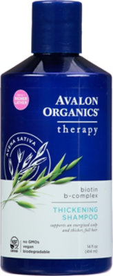 Avalon Organics Shampoo Biotin B Thickening - 14 Oz - Image 2